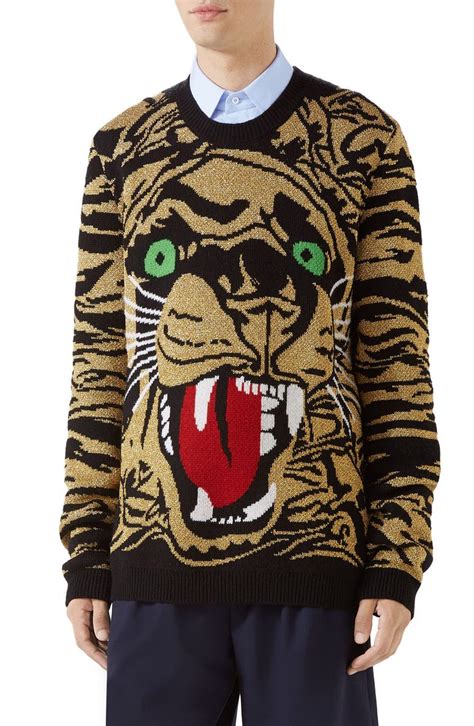 cheap gucci tiger sweaters|gucci tiger sweater women.